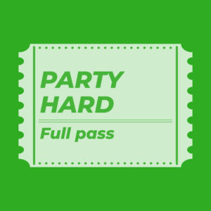 Milano Party Hard Pass Ticket 1x1